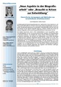 „Neue Aspekte in der Biografiearbeit“ oder „Braucht es Krisen zur Entwicklung“? Theoretische Anregungen und Methoden aus verschiedenen Arbeitsbereichen