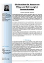 Die Ursachen der Kosten von Pflege und Betreuung bei Demenzkranken