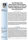 Auswirkungen eines elektronischen Patientendaten-Managementsystems auf Zeit und Inhalt der Pflegedokumentation einer Intensivstation