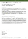 Leibliche Phänomene in der Physiotherapie: Ein Feedbackbogen zum Erlernen leiblicher Gegenübertragung