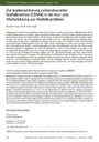 Zur Implementierung evidenzbasierter Notfallmedizin (EBNM) in der Ausund Weiterbildung von Notfallsanitätern