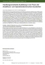 Handlungsorientierte Ausbildung in der Praxis der Anästhesieund Operationstechnischen Assistenten