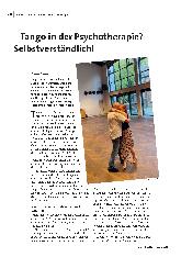 Tango in der Psychotherapie? Selbstverständlich!