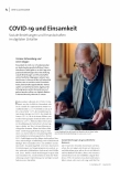 COVID-19 und Einsamkeit: Soziale Beziehungen und Freundschaften im digitalen Zeitalter