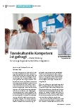 Transkulturelle Kompetenz ist gefragt: Weiterbildung für eine gelingende betriebliche Integration