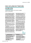 DAS GESUNDHEITSWESEN IN ZAHLEN