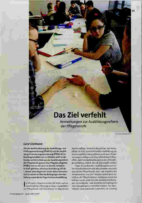 Das Ziel verfehlt