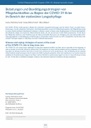 Belastungen und Bewältigungsstrategien von Pflegefachkräften zu Beginn der COVID-19-Krise im Bereich der stationären Langzeitpflege