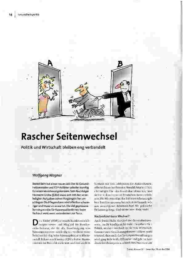 Rascher Seitenwechsel