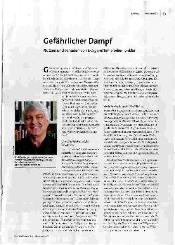 Gefährlicher Dampf