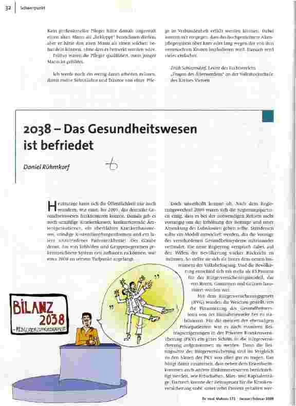 2038 - Das Gesundheitswesen ist befriedet