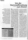 Von der Stammzellforschung zum Klonen