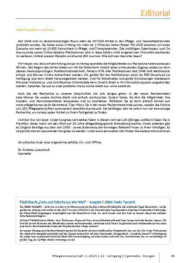 Editorial