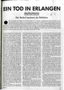 Ein Tod in Erlangen Der Bedarf bestimmt die Definition