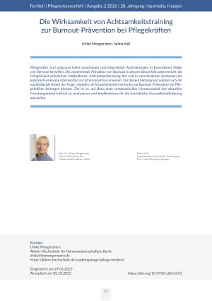 Prävention und Gesundheitsförderung